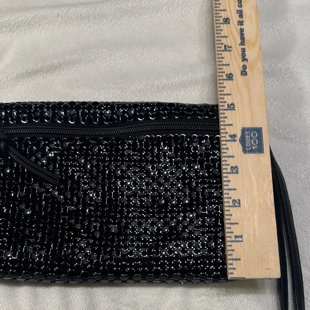Black‎ Woven Metal Clutch